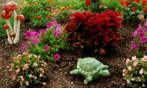 Crest View flower bed